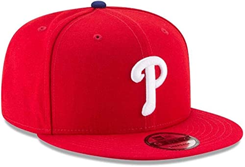 New Era MLB Philadelphia Phillies 9FIFTY Adjustable Snapback Cap - One Size Fits All
