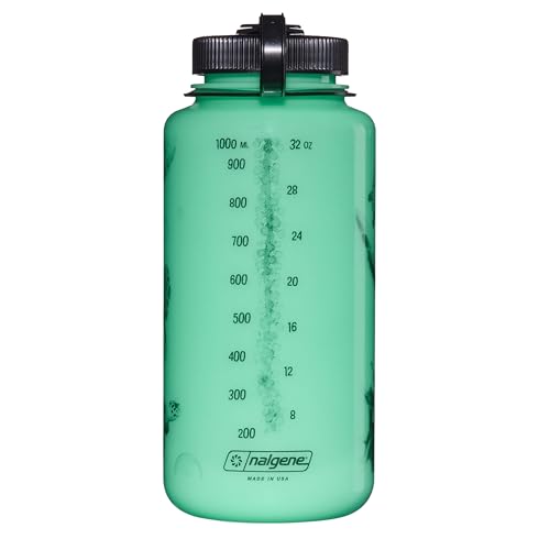 Nalgene Tritan BPA-Free Water Bottle Glow Turtle 32 OZ Wide Mouth