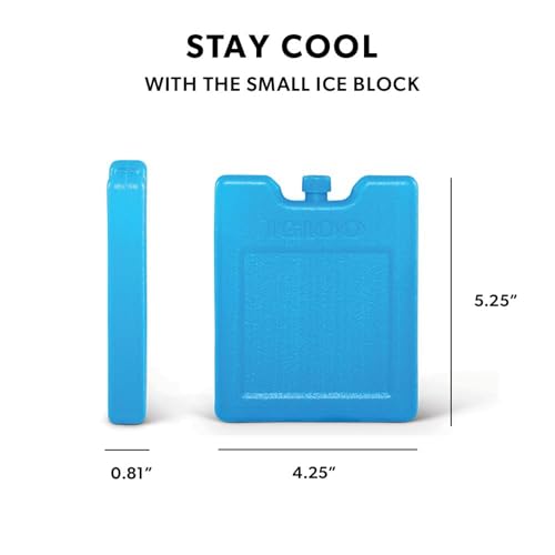 MaxCold Small Reusable Ice Packs - 2-Pack, Blue