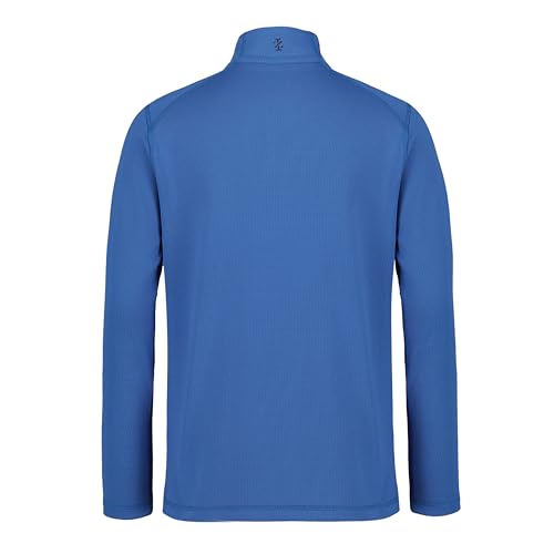 IZOD Boys' Lightweight Quarter Zip Pullover, 10-12 Bright Cobalt