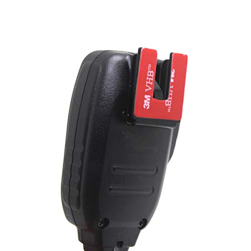 Metal Mobile Microphone Holder Clip - 2 Pack for Radios