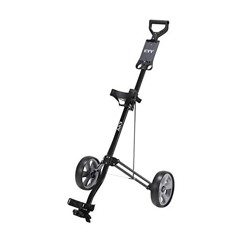 Lightweight Aluminum Frame Golf Push Cart with Maintenance-Free Wheels