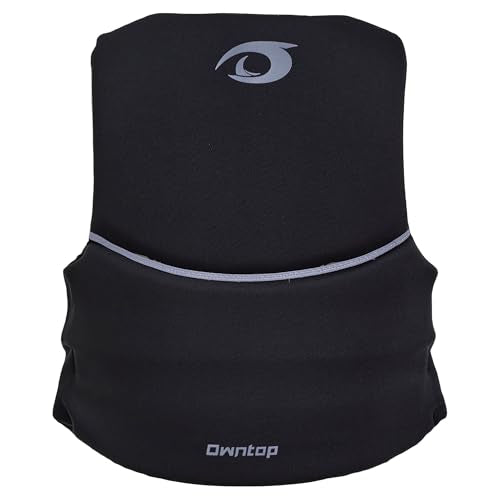 Neoprene Swim Vest for Adults - Grey, Large | Breathable & Adjustable