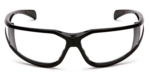 Exeter Safety Glasses - Clear H2x Anti-Fog Lens & Black Frame