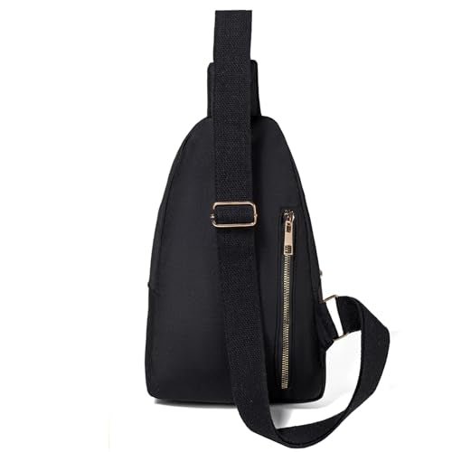 Small Crossbody Sling Bag for Women - Trendy Black Fanny Pack