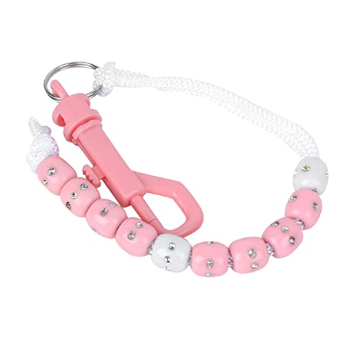 Portable Golf Score Counter with Shiny Stone Buckle - Pink