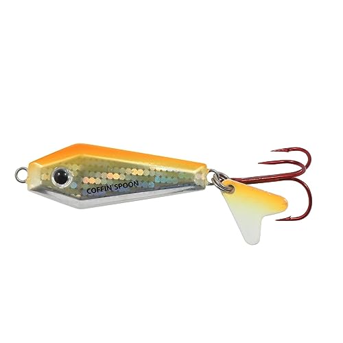 Ice Fishing Jigging Spoon Lure - Super-Glo Chub / 3/16 OZ