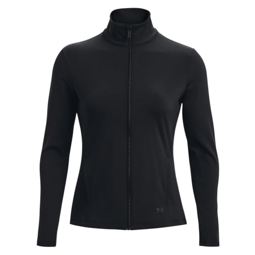 Under Armour Women's Motion Jacket Black/Jet Gray Small - Breathable Active Outerwear