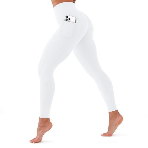 CHARMKING High Waisted Leggings for Women, Soft Tummy Control, Non