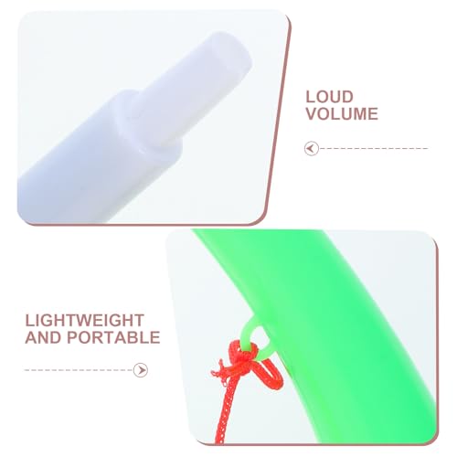 10.24-Inch Stadium Horn Noise Makers - 4 Pack with Lanyard