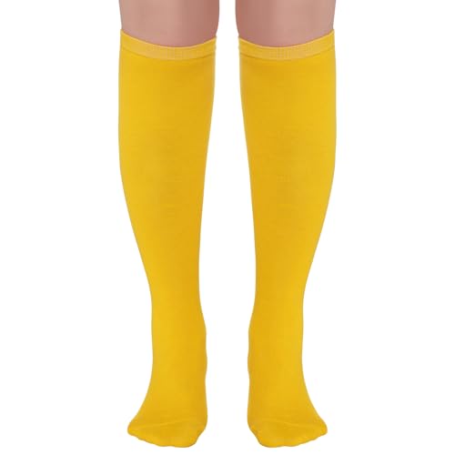 Youth Soccer Tube Socks for Boys & Girls - 7-15 Years - Yellow
