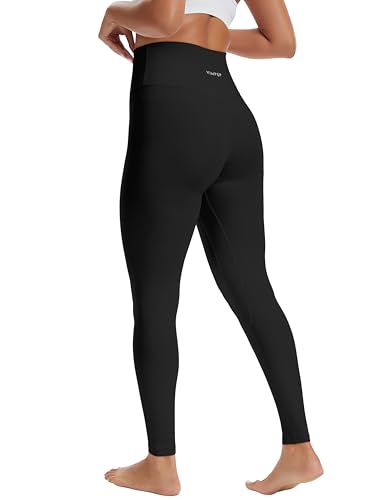 High Waisted Buttery Soft Leggings - Tummy Control - Black, Small