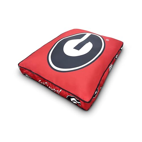 Premium NCAA Dog Bed - Georgia - Large/Extra Large