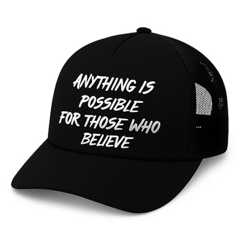 Inspirational Trucker Hat - Motivational Faith Quote Cap