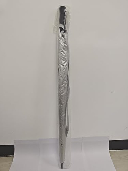 KEYHOT Golf Umbrella UV Protection, 62 Inch UV Blocking SPF large Umbrellas for Sun Protection Windproof Heavy Duty Vented Double Canopy (Silver/Black)