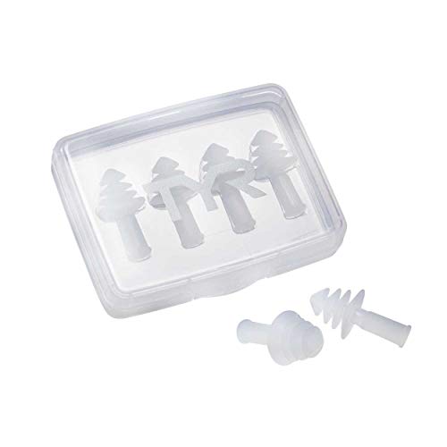 Ergo Flex Ear Plugs - 4 Pack (2 Pairs) - Clear