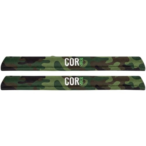 Aero Car Roof Rack Pads for Surfboards, Kayaks & Canoes - Camo - 28" Wide