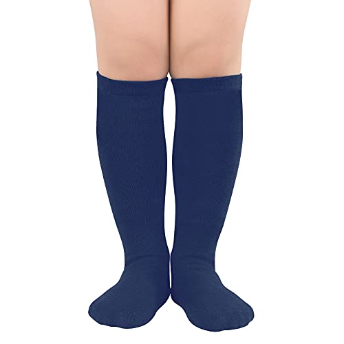 Youth Knee High Baseball & Soccer Socks - Medium Navy Blue
