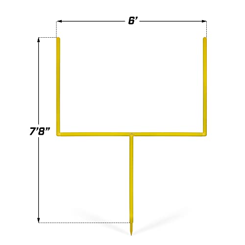 Football Field Goal Post - 8 ft Pro Kick Challenge Set
