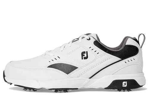 Men's Golf Sneakers - White, Size 13 - Wide & Narrow Options