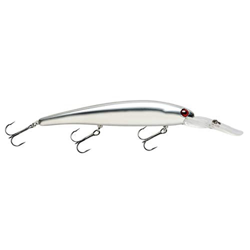 Slender Minnow Jerkbait 4 3/4 Inch - Chrome Red Eye - 5/8 Oz