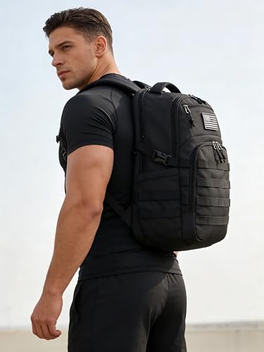 Military Tactical Backpack 25L for Men - Durable & Compact