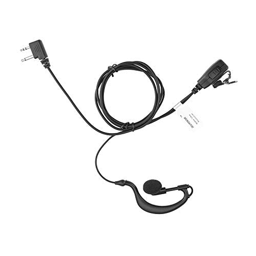 Jeuyoede G Shape Earpiece Headset with Mic for Midland Two-Way Radios