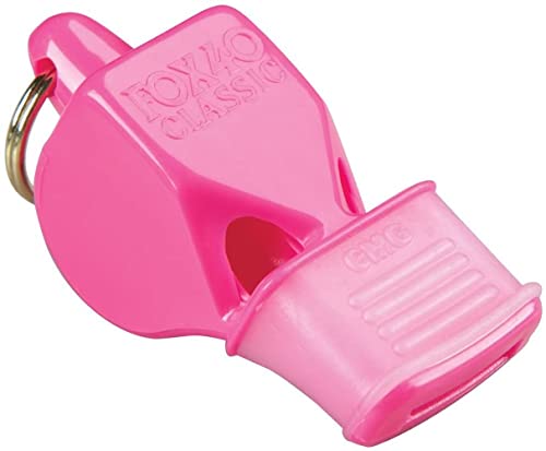 Fox 40 Classic Whistle with Lanyard - Safety Alert Pink