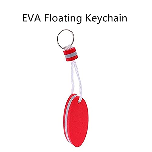 Floating Keychain - 2 Pieces Buoyant Key Rings for Outdoor Sports