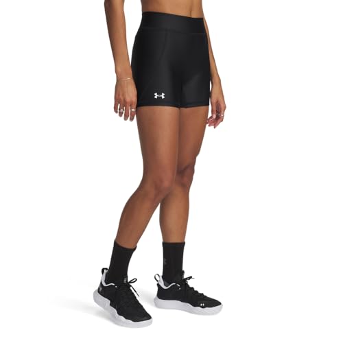 Under Armour Women’s Team Shorty 4 — Medium, Black/White