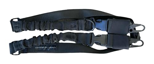 Adjustable Bungee Sling - Shock Absorbing, Heavy-Duty - Black
