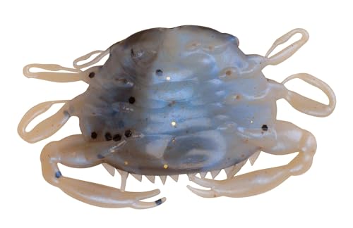Saltwater Fishing Peeler Crab Soft Bait - Amber Glow 2"