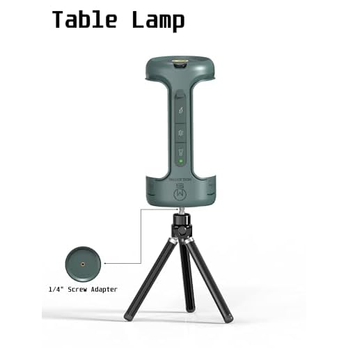 Foldable Camping Light Rechargeable Lantern, 10000mAh, Portable Flashlight, IP54 Waterproof, 1/4" Screw Adapter, 750LM, 5 Modes, LED Tent Light for Camping, Hiking, Fishing