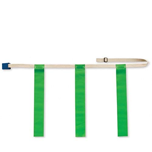 Flag Football Belt with 3 Flags - Large Green
