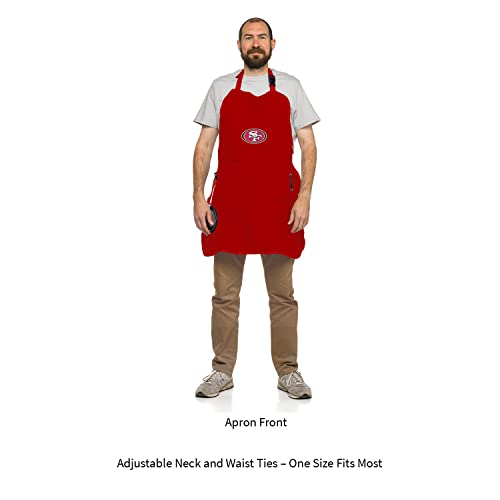Ultimate Grilling Apron with Insulated Beverage Holder & Bottle Opener
