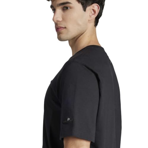 Men's Adidas Lounge Graphic T-Shirt XL Black - Casual Loungewear
