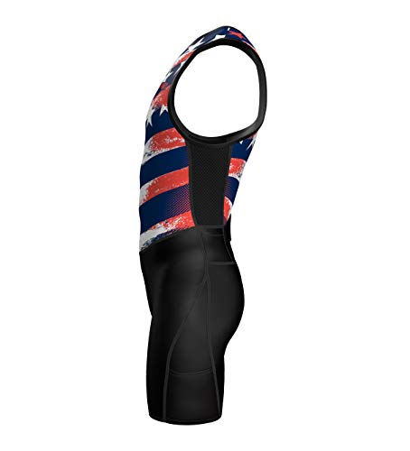Men's Premium Triathlon Suit - Padded Tri Suit for Swim, Bike, Run