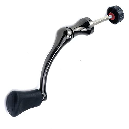Metal Fishing Reel Handle - Medium Dark Grey, Easy Installation