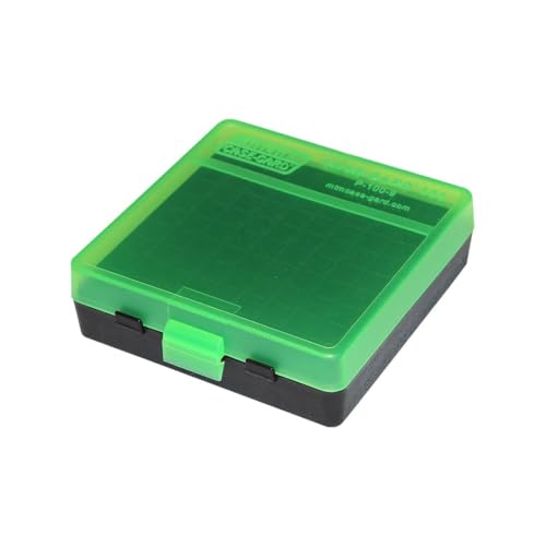 Flip-Top Ammo Box - 100 Round - Green/Black