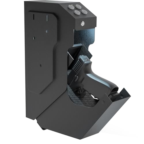 Quick Access Bedside Gun Safe for Handgun - Drop-Down Design 07-LWVE-TDDF