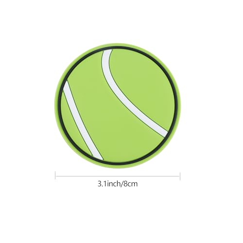 Tennis Charm Accessory for Bag - 3.1 Inch Decorative Attachment