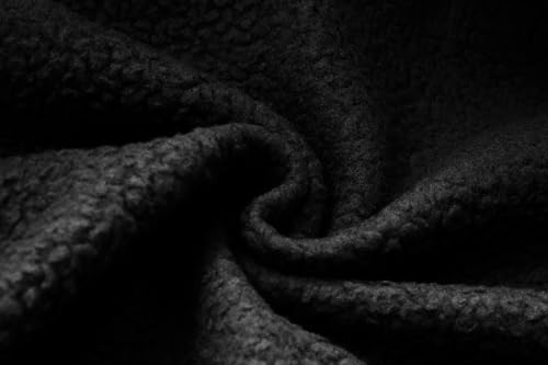Men's Fleece-Lined Hoodie Sweatshirt with Zipper & Kangaroo Pocket