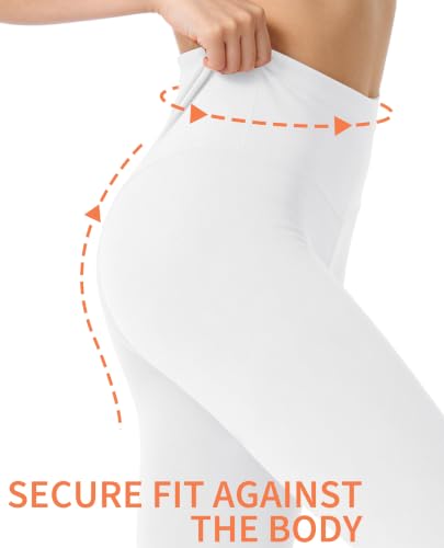 Ultra Soft Women's Ballet Tights - Footed Dance Tight, Large-X-Large White