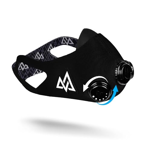 Elevation Training Mask 2.0 - Resistance Training Mask - Black, Medium