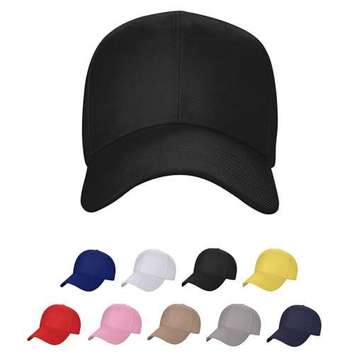 Custom Baseball Cap - Design Your Own Text & Logo - Black 1 Pcs