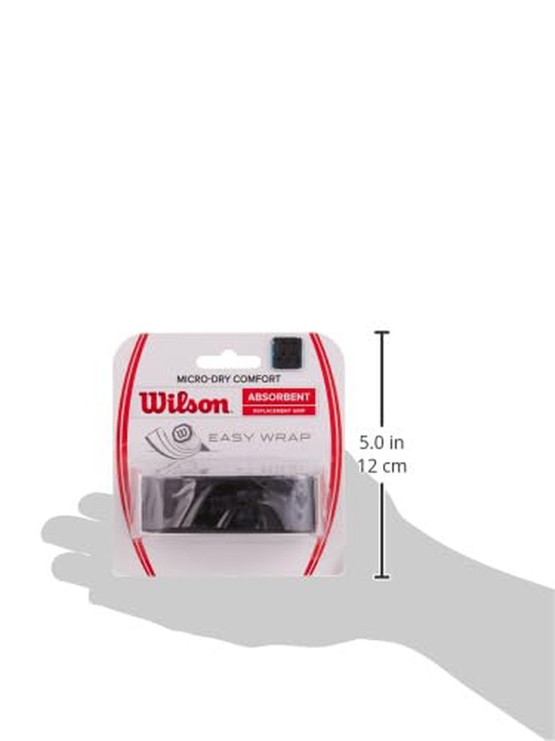 WILSON Micro-Dry Comfort Replacement Grip, Black