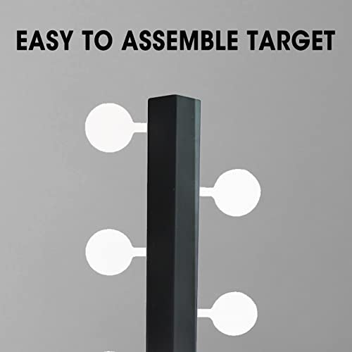 Metal Swing Shooting Target Stand with 6 Steel Plates for Airsoft