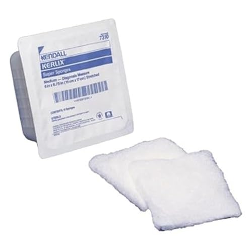 Sterile Super Sponge Medium 6" x 6.75" - Wound Care, 10 Pack