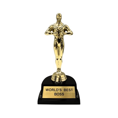 World's Best Boss Trophy Mug – Engraved 7-Inch Gift for Bosses