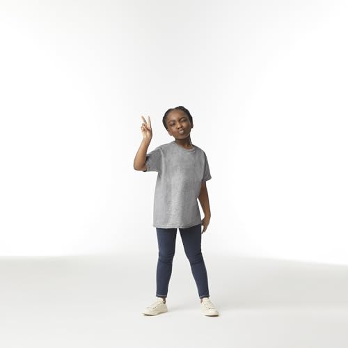 Youth Heavy Cotton T-Shirt 2-Pack - Sport Grey, Small